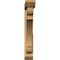Ekena Millwork Olympic Slat Smooth Bracket w/ Offset Brace, Western Red Cedar, 5 1/2"W x 36"D x 36"H BKT0604X36X36OLY06SWR - alternate 2